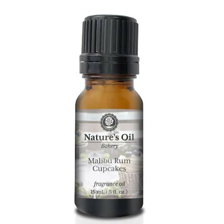 Candle Making * | Deals Nature'S Oil Malibu Rum Cupcakes Fragrance Oil Clear