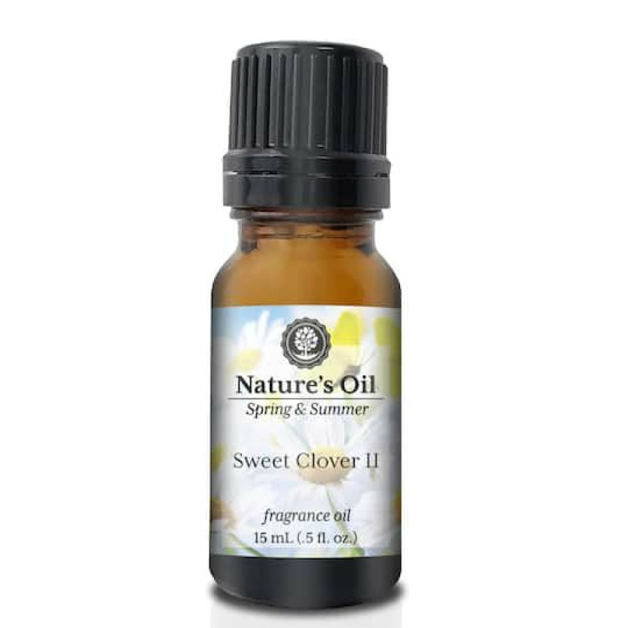 Candle Making * | Discount Nature'S Oil Sweet Clover Ii Fragrance Oil Clear