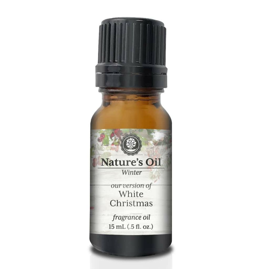 Candle Making * | Hot Sale Nature'S Oil Our Version Of White Christmas Fragrance Oil Clear