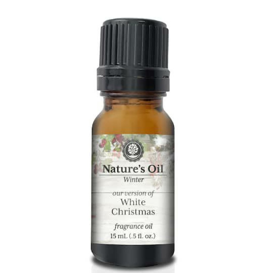 Candle Making * | Hot Sale Nature'S Oil Our Version Of White Christmas Fragrance Oil Clear